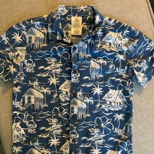 Disney Stitch Boys Button Down Shirt